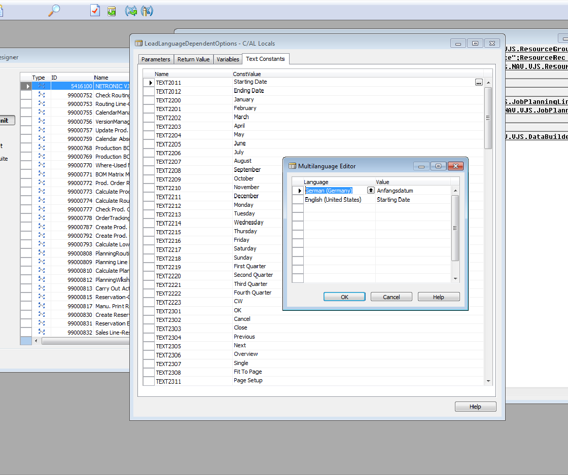 Create a local language version